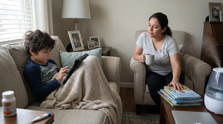 Screen Time on Sick Days: Letting Go of the Guilt When the Routine Goes Out the Window